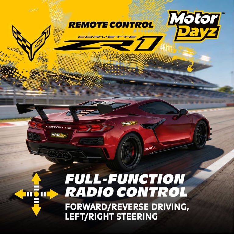 MotorDayz 1:16 Remote Control Chevy Corvette ZR1 photo 2