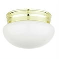thumbnail image 2 of Sunset Lighting F3283 1 Light 60 Watt 8" Wide Flush Mount Ceiling Fixture - Bronze, 2 of 4