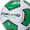 thumbnail image 2 of CHAMPRO Renegade Soccer Ball, Size 3, Optic Green, 2 of 4