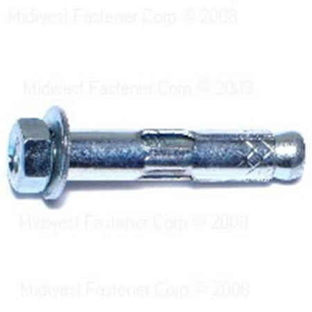 

Midwest Fastener 4155 0.31 x 1.5 Hex Nut Sleeve Anchors - 100 Piece