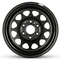 For 2023-2025 GMC Sierra 1500 17 Inch Painted Black Steel - New Take-Off Rim - Road Ready Car Wheel
