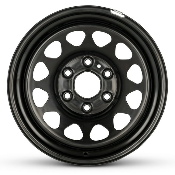 For 2023-2025 GMC Sierra 1500 17 Inch Painted Black Steel - New Take-Off Rim - Road Ready Car Wheel