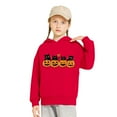 thumbnail image 5 of SERTG Kids Halloween Hoodie Sweatshirt with Cute Printed Fashion Soft Comfortable Long Sleeved Top for Children 2-7 Years(Red,6 Years), 5 of 5