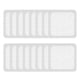 thumbnail image 1 of 50 pegatinas de malla desechables para desagüe de ducha, filtro de malla para desagüe de ducha cuadrado de 4 pulgadas, 30 paquetes para baño, cocina, fregadero y desagüe, 1 of 8