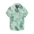 thumbnail image 4 of HomeDM Hawaiian Shirt for Men, Button Down Short Sleeve Summer Beach Tropical Floral Shirts Vacation Tops M-4XL, 4 of 5