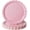 Pink, variant on 50Pcs 7in Scalloped Disposable Paper Plates Dessert Cake Party Plates for Wedding,Bridal Shower Birthday Party Supplies (Green)