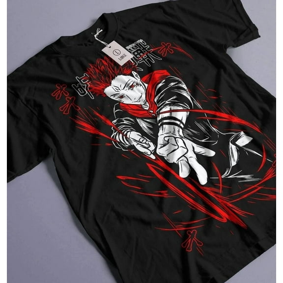 Ryomen Sukuna T-Shirt Jujustu Kaisen jujutsu kaisen Horror gift Shirt All Size