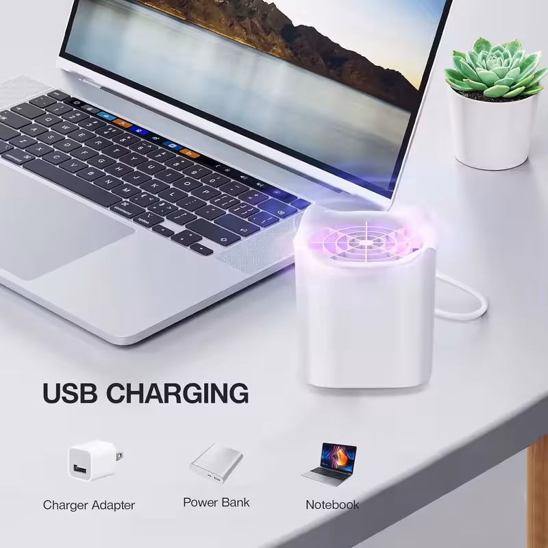 thumbnail image 4 of Mosquito Light, Mosquito Trap, Electric Mosquito Light with UV Light, Indoor USB Electric Mosquito Repeller, 4 of 8