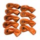 thumbnail image 5 of 9 fundas para cabezas de hierro de golf modernas y cómodas para profesionales. Naranja, 5 of 9