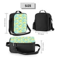 thumbnail image 3 of Cauagu Yellow Lemon Insulated Lunch Bag - Reusable Lunch Box Thickened Thermal Leakproof Lunch Tote Bag for Adult Office/Travel Picnic, 3 of 7