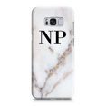 thumbnail image 1 of Personalised Gold Stained Marble Initial Samsung Galaxy S8 Case, iPhone 12 Pro Max, 1 of 3