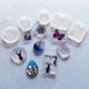 thumbnail image 4 of Collar Artesanía 5 unids/set agujero cristal silicona molde joyería colgante hacer molde DIY artesanía Likrtyny Libre de BPA, 4 of 9