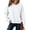 White,#017, variant on Oversized Crewneck Sweatshirts for Women Warm Comfy Fleece Cute Sweatshirts | No Hood Scoop Neck, Over Sized Loose Fitted, Lightweight Soft Cozy, Teens Juniors Boyfriend,L
