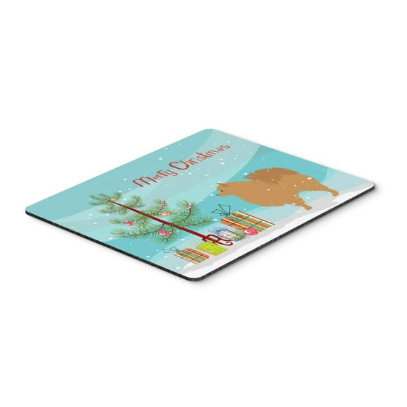 Pomeranian Merry Christmas Tree Mouse Pad Hot Pad or Trivet