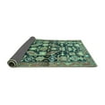 thumbnail image 2 of Ahgly Company Indoor Square Persian Turquoise Blue Traditional Area Rugs, 3' Square, 2 of 4
