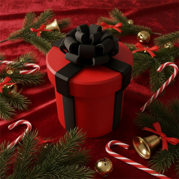 Prank Nested Christmas Screw Round Gift Box, Annoying Hide Money Present Box, Reusable Funny New Year Spiral Gift Box, for Christmas Birthday Home Fun Party Game Props