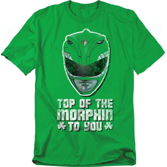 Power Rangers T-Shirt Top of The Morphin To You Unisex Graphic Tee For Men & Women