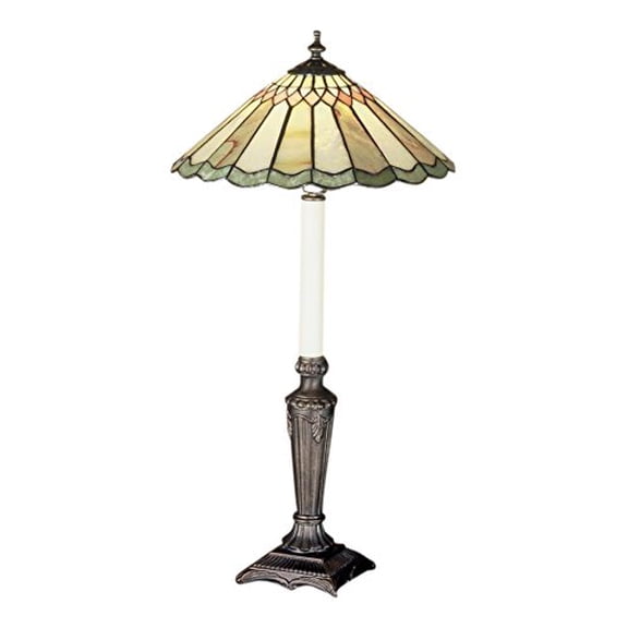 Meyda Tiffany - 48384 - One Light Buffet Lamp - Carousel - Pewter-85pack