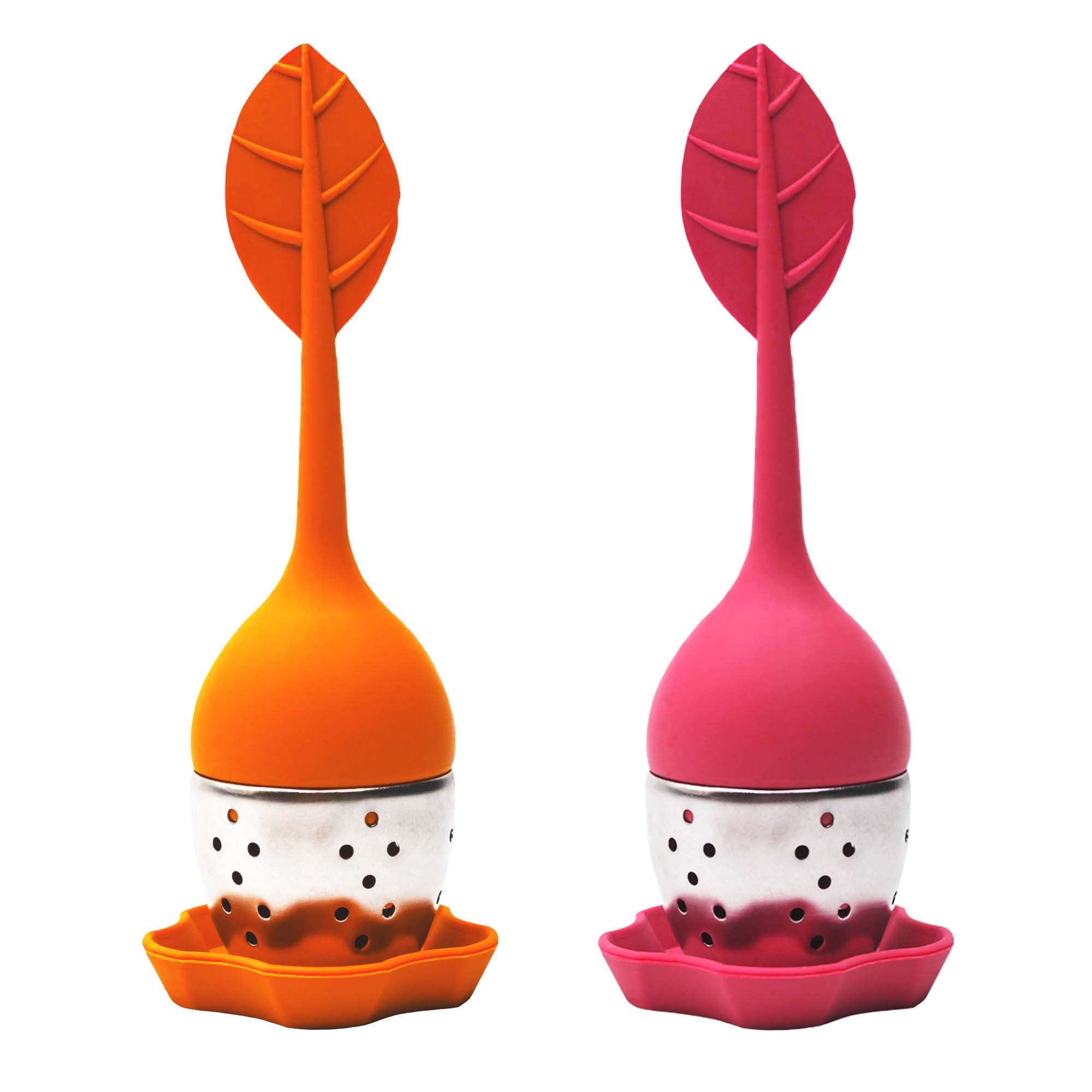 Tea Infuser, Loose Leaf Tea Steeper, Silicone With Stainless Steel