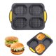thumbnail image 2 of Sartén antiadherente de silicona para panecillos de hamburguesa, herramienta para hornear pan y pasteles, resistente al calor, 2 of 8