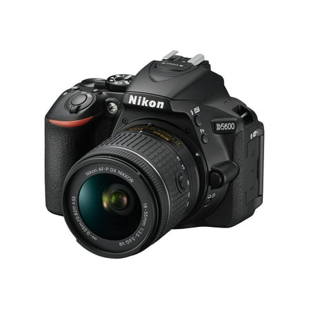 Nikon D5600 - Digital camera - SLR - 24.2 MP - APS-C - 1080p / 60 fps - 3.1x optical zoom AF-P DX 18-55mm VR lens - Wi-Fi, NFC, Bluetooth - black