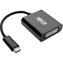 Tripp Lite USB C to DVI Adapter Converter 1080P M/F Black USB Type C to DVI (U444-06N-DVIBAM)