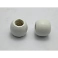 thumbnail image 7 of U8MO 100 White Barrel Wood Beads 12mm with Big Hole~Wooden Beads, 7 of 7