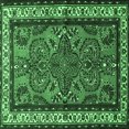 thumbnail image 1 of Ahgly Company Indoor Square Persian Emerald Green Traditional Area Rugs, 8' Square, 1 of 4