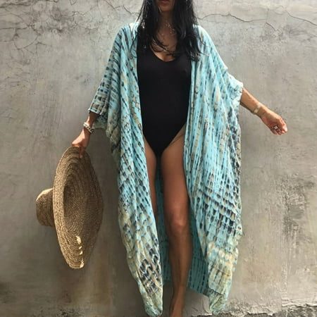 WMTBSRSW Women s Kimono Swimsuit Coverups Bikini Bathing Suit 2025 Trendy Summer Beach Cover up Casual Loose Cardigans for Swimwear One Size Big Sale