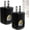 Black, variant on LED Wall Socket Night Light, LED Wall Socket Night Light, 360° Adjustable Lighting, for Bedroom, for Bedroom Bathroom Stairs Hallway(Warm Light,White*2)