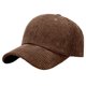 thumbnail image 1 of Gorra de béisbol unisex de pana - Textura suave, visera, correa ajustable - Informal/para actividades al aire libre, 1 of 8
