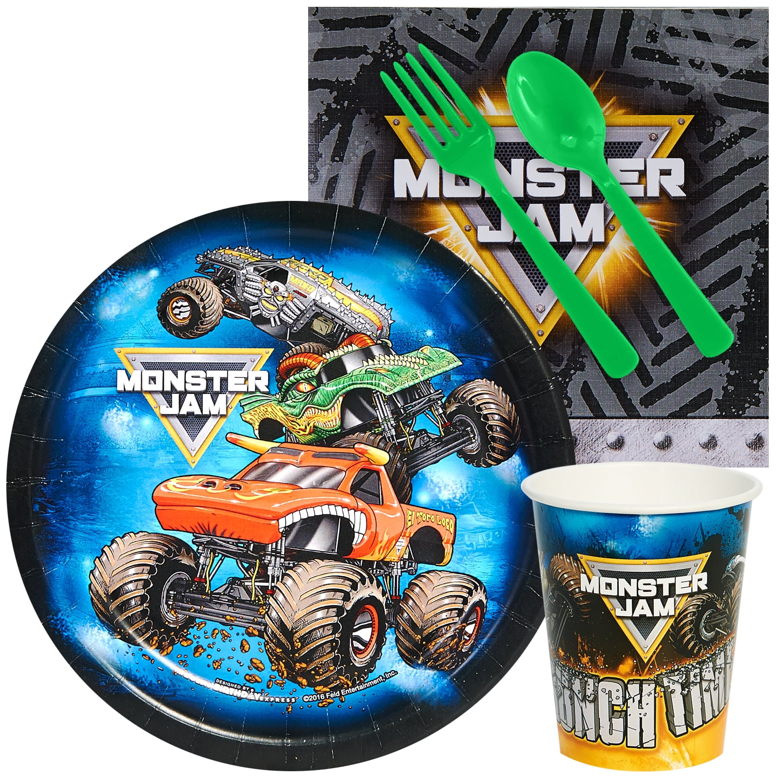  Monster  Jam  Party  Supplies  Snack Party  Pack for 8 