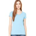 thumbnail image 1 of Bella-Canvas B6005 T-Shirt à Manches Courtes Col en V pour Femmes - Baby Bleu, Petit, 1 of 1