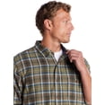 thumbnail image 4 of Frontier Threads Men's Long Sleeve Button Down Traditional Plaid Flannel, 4 of 5