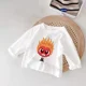 thumbnail image 3 of Camiseta de manga larga con estampado circular para niños y niñas, ropa de otoño, Tops de cuello redondo de dibujos animados de Anime, 3 of 5