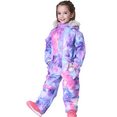 thumbnail image 2 of Kid's One Piece Snowsuits Overalls Ski Suits Jackets Coats Jumpsuits Winter Outdoor Waterproof Snowboard Snow Suits for Boys Girls, 2 of 6