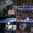 thumbnail image 6 of MAGOTAN 72ft 200 LED Solar Christmas Lights Outdoor Solar Rope Lights with 8 Modes Waterproof Yard Lawn Garden Decoration, White, 6 of 7