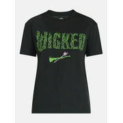 Wicked Womens Graphic Tee with Short Sleeves, Sizes XXS-XXL