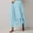 Light Blue, variant on Womens Long Skirts Lace Tiered Irregular Skirt Dress Summer Solid Color Vintage Ladies Loose Fit Holiday Skirt Beige L