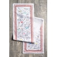 thumbnail image 2 of Maison d' Hermine Fairy Christmas 100% Cotton Table Runner for Party Dinner Holidays Kitchen Home [Double Layer (14.5 Inch by 108 Inch)], 2 of 3
