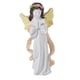 thumbnail image 4 of Figura de ángel rezando, decoración artesanal, figuras de querubín, escultura de resina para fiestas Marrón, 4 of 9