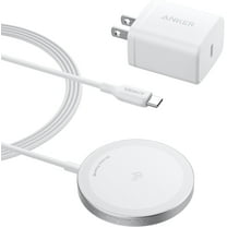 Anker MagGo Magnetic Wireless Charger (Pad), Qi2 Certified 15W Ultra-Fast MagSafe Compatible Wireless Charger(White)