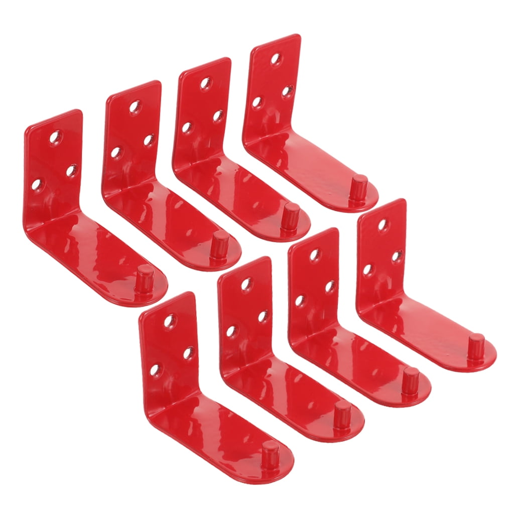 OUNONA 8 Pcs Mounting Fire Extinguisher 7.00X5.30X3.00CM Red