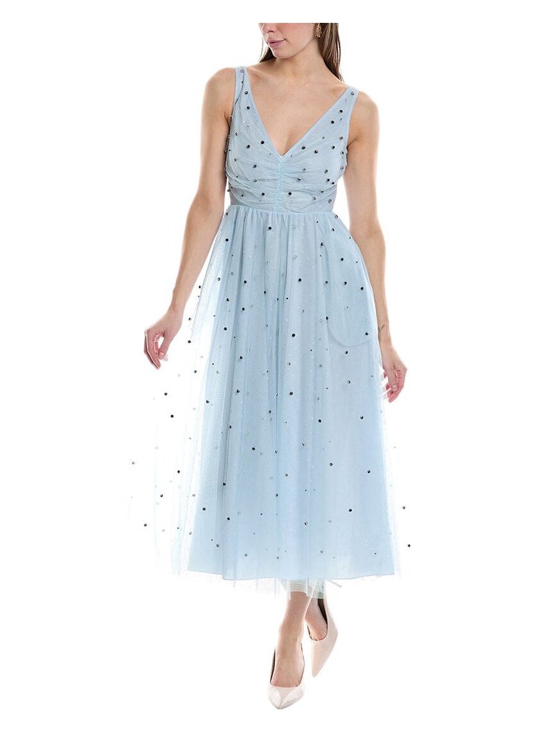 RED Valentino womens Midi Dress, 40, Blue - Walmart.com