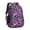 Purple Butterfly Pattern, variant on Butterfly and Cherry Blossom Pink Pattern Cute School Backpack Bag with Padded Back and Adjustable Shoulder Straps 16.9 X 12.6 X 5.9 Inches