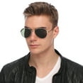 thumbnail image 5 of Aviator Sunglasses for Men Women Vintage Sports Driving Mirrored, 5 of 6