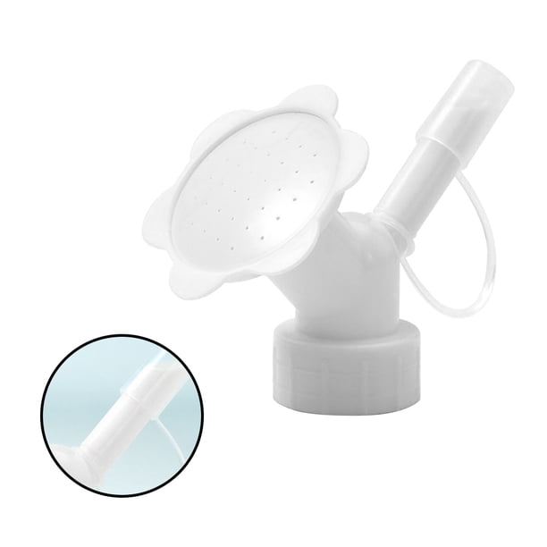 Advancent Accesorio para riego de plantas de jardinería, botella de refresco con cabezal rociador, regadera superior, suministro de equipo de riego de Jardín y Patio Blanco Advancent HA001504-03