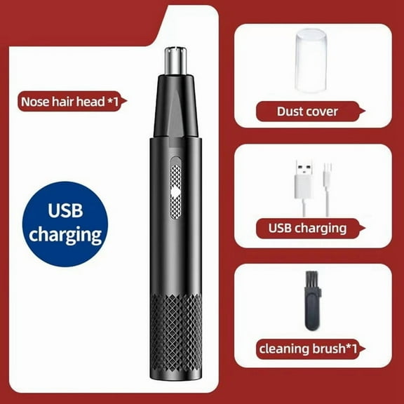 Electric Nose Hair Trimmer Rechargeable Ear Nose Hair Trimmer A
