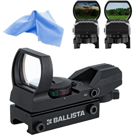 Ballista Reflex Green Red Dot Sight 1x23x34mm with Rail Mount