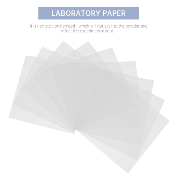 LOLIPPYY 5 Bags Transparent Weighing Paper Non Stick Laboratory Balance Sheets for Accurate Sample Transfer